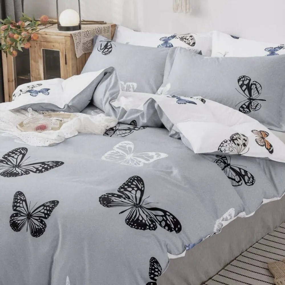 Posteľné obliečky Homa GALEA BUTTERFLY 7-dielna sada 140x200 cm
