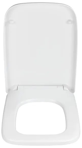 WENKO 24334100-WC sedadlo EXCLUSIVE 46,5 x 37 cm biela/strieborná