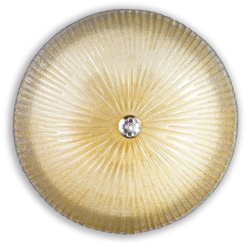 IDEAL LUX 140193 SHELL PL6 stropné svietidlo ambra