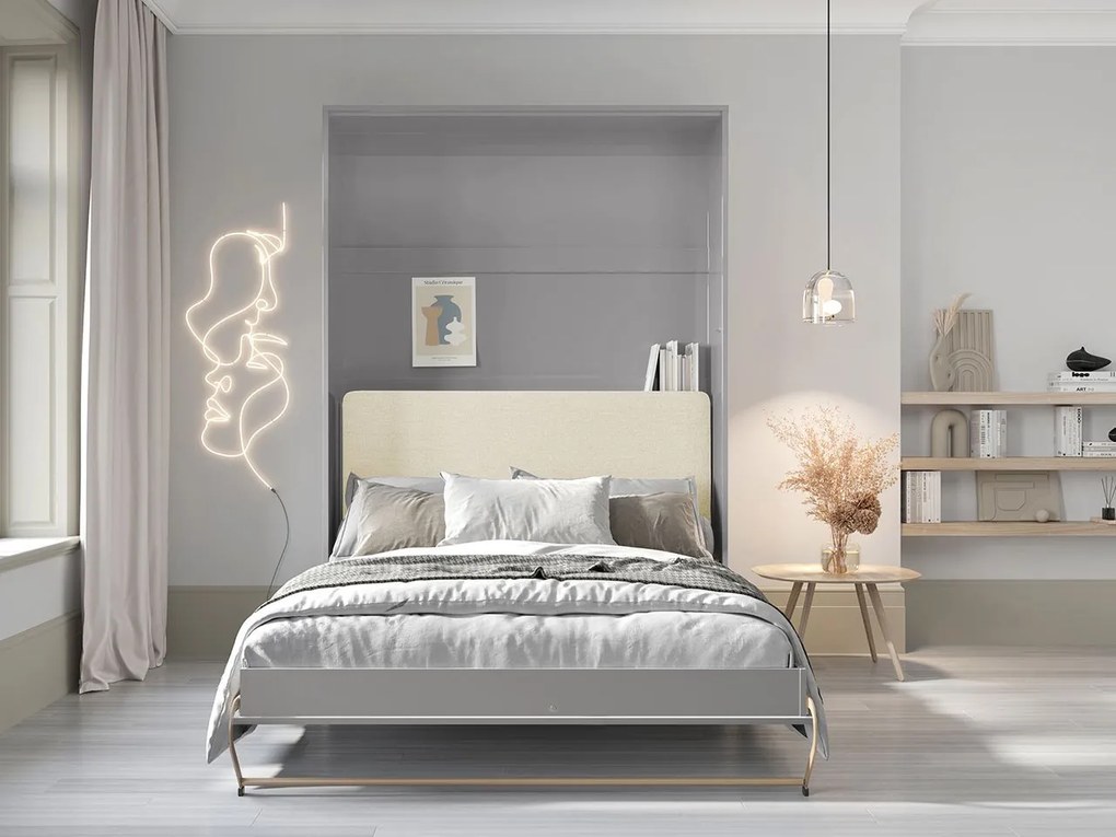 Čalúnená opierka hlavy Concept Pro CP-12, Farby: Piumino 03 + biela