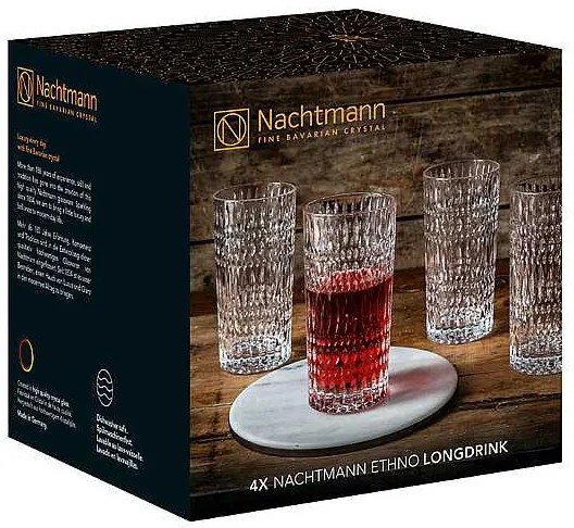 Nachtmann poháre Ethno 434 ml 4 ks