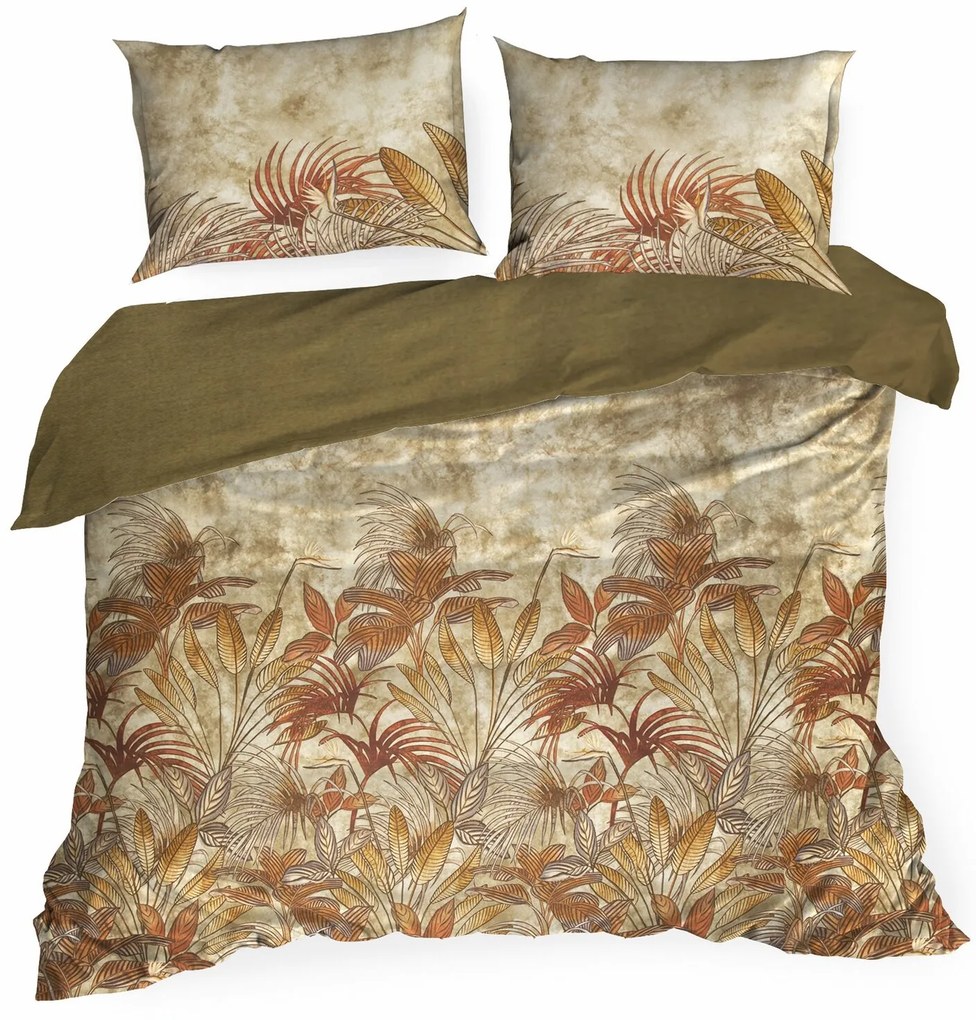 SATÉNOVÉ OBLIEČKY MARIKA 200X220 CM, 2KS 70X80 CM LISTY