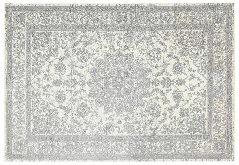 Svetlosivý koberec s prímesou bavlny 140x200 cm Persan – douceur d'intérieur