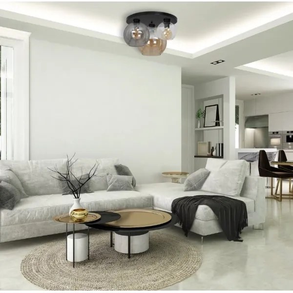 Stropné svietidlo SOFIA 3xE27/60W/230V mix