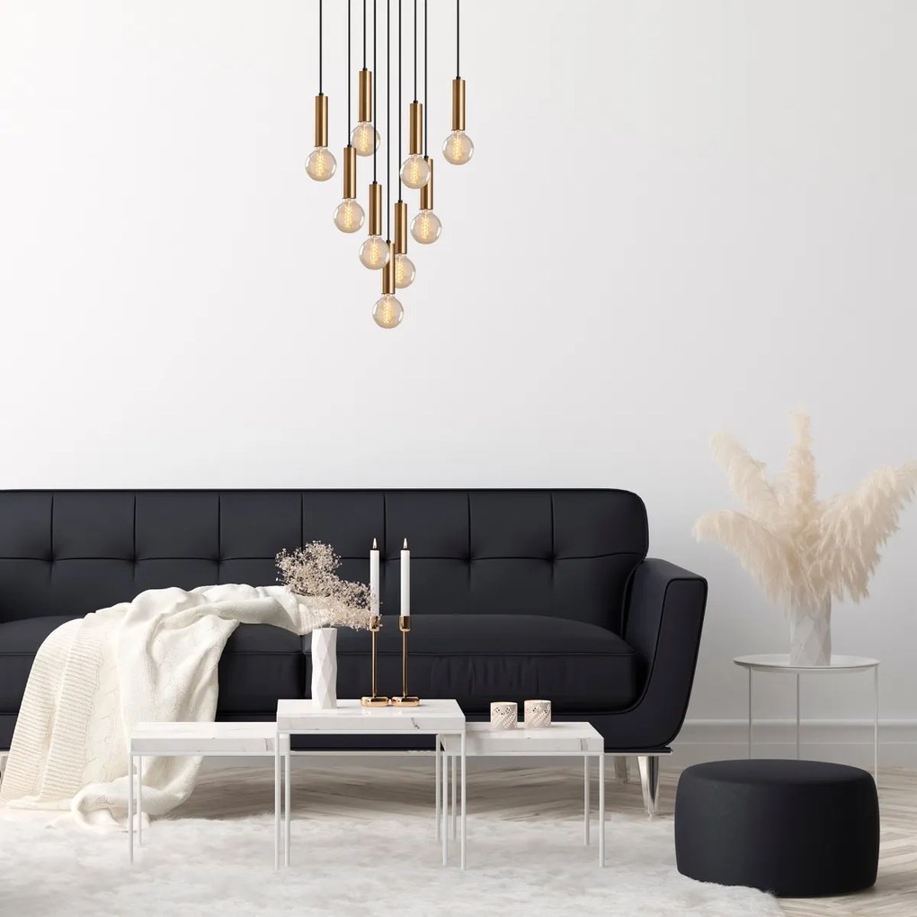 Závesné svietidlo Tempo VI zlaté