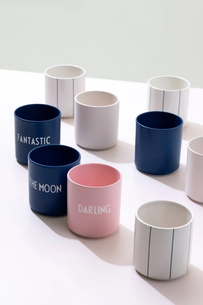 DESIGN LETTERS Porcelánový hrnček To the Moon Dark Blue 300 ml