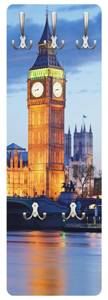 Vešiak na stenu LONDON Big Ben