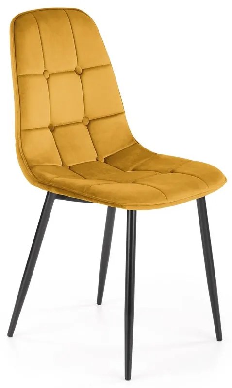 Halmar Jedálenská stolička K417 - žlutá
