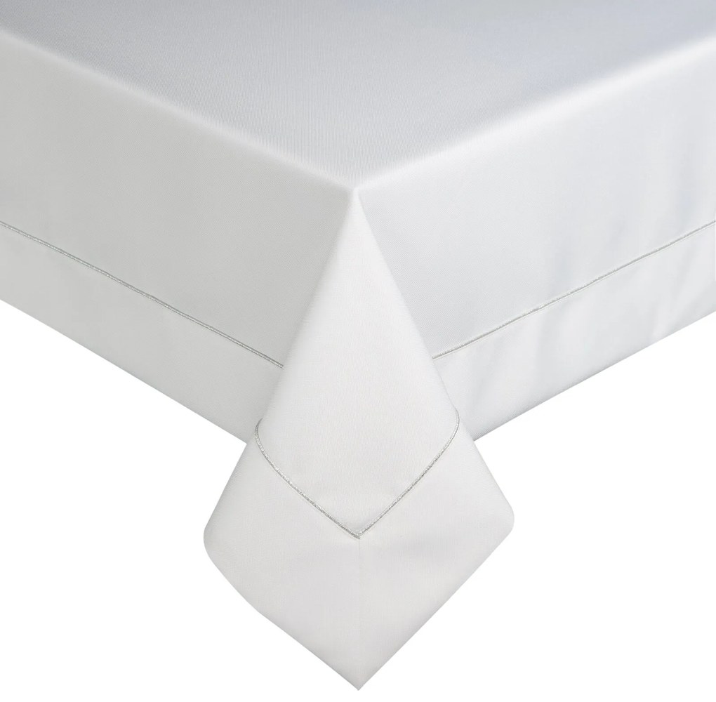 OBRUS KARIN 140X220 CM BIELY