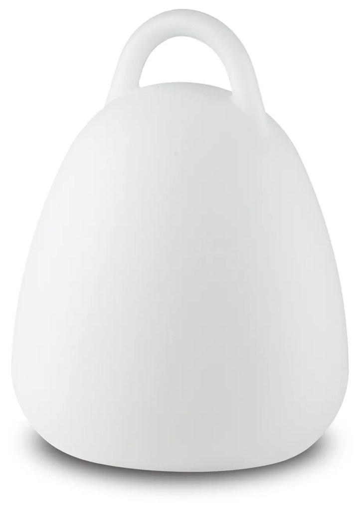 Exteriérové stolová lampa Ideal lux 138893 LIVE TL1 CAMPANA 1xLED 5W/10lm 4000K biela IP65