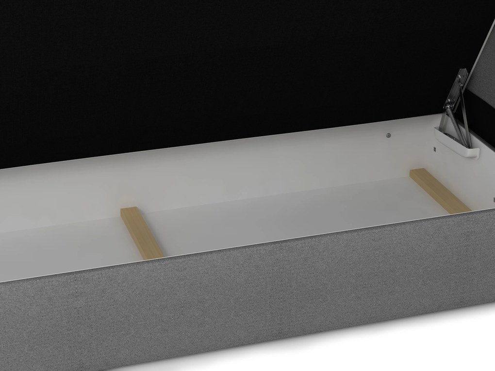 Manželská posteľ Boxspring 140 cm Duel 1 (tmavohnedá) (s matracom a úložným priestorom). Akcia -20%. Vlastná spoľahlivá doprava až k Vám domov. 1046427