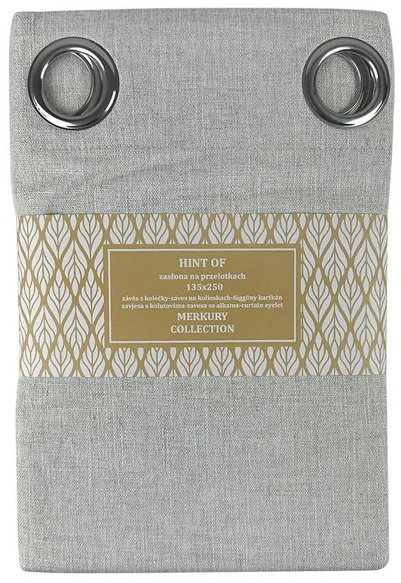 Záves na priechodkách Hint 135x250 cm šedá Merkury Home