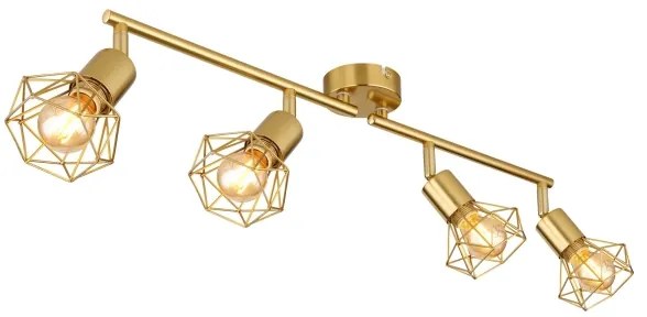 Globo 54802GB-4 - Bodové svietidlo XARA I 4xE14/40W/230V zlatá