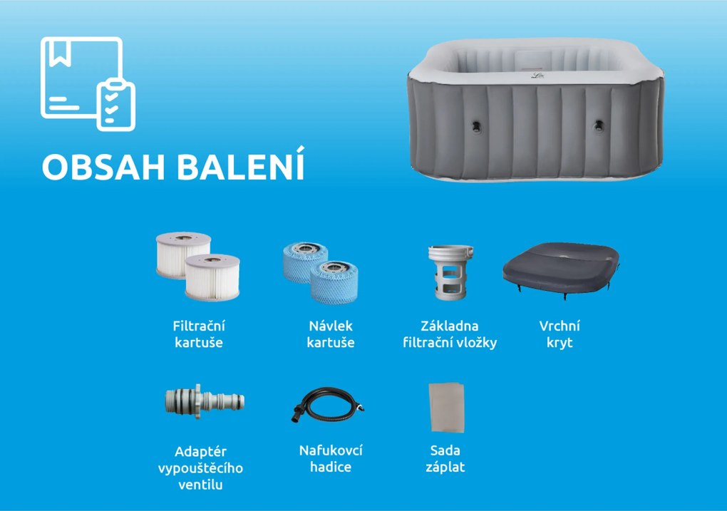 Mspa | Vírivý bazén MSPA Mist LS062-GR | 11400313