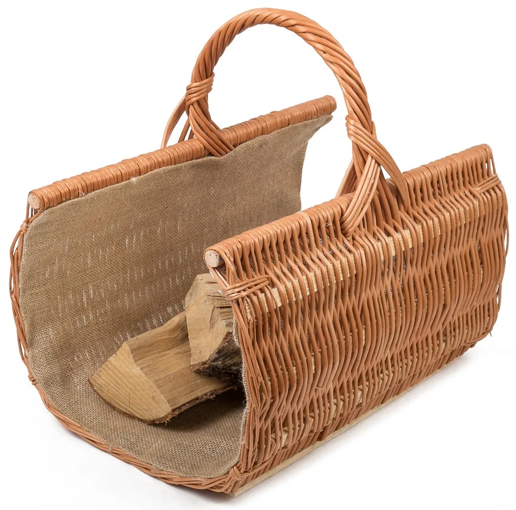 Kôš krbový prútený guľatý Les V.š. 50 x hl. 30 x v. 28/40(cm)