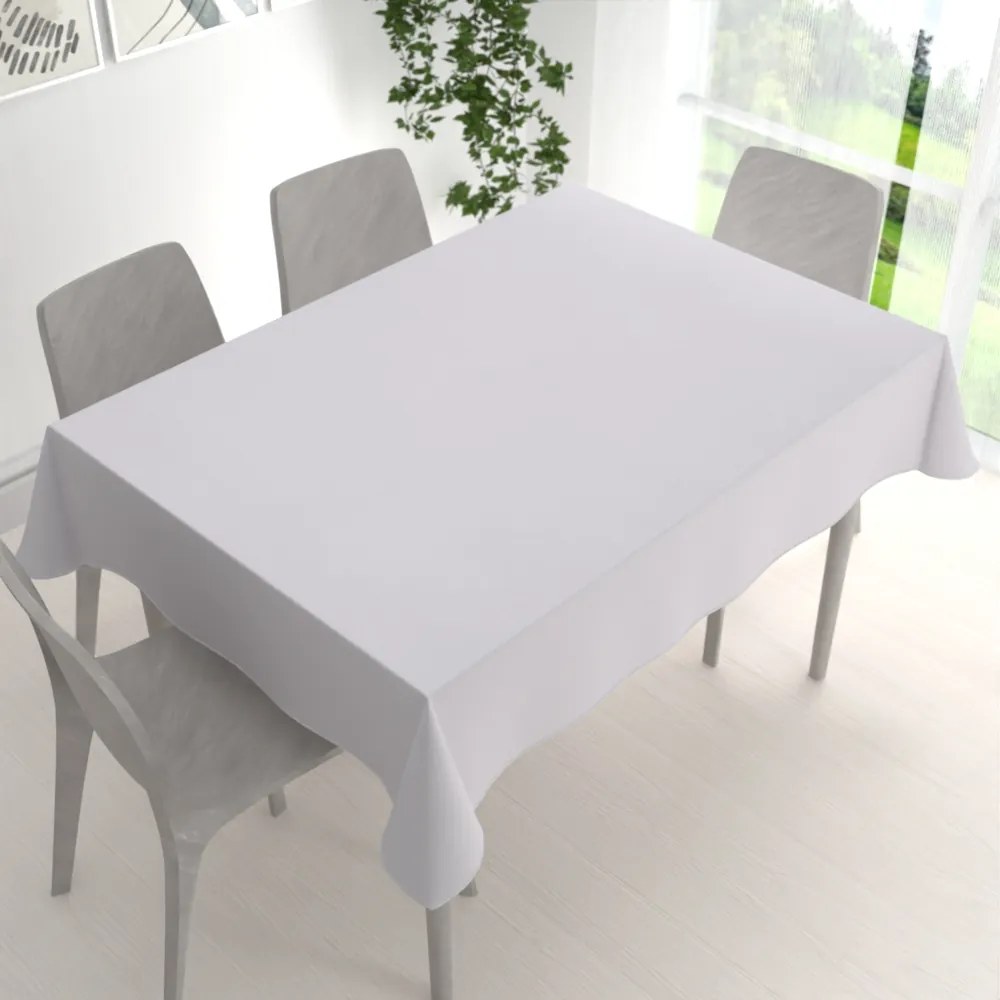 Biante Veľký dekoračný obdĺžnikový obrus BKS-408 Studená svetlo sivá 200x240 cm