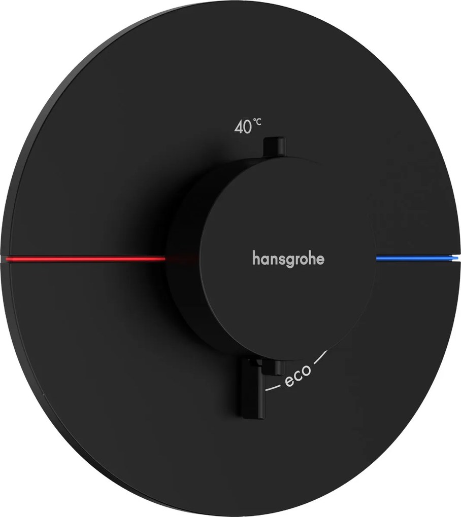 Hansgrohe ShowerSelect Comfort S, termostat pod omietku, čierna matná, HAN-15559670