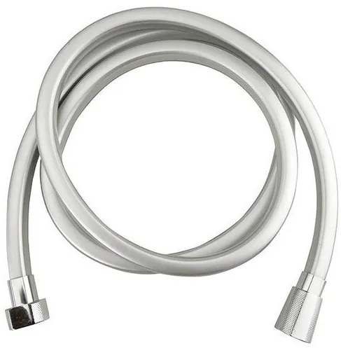 Sapho Sapho, QUADROFLEX plastová sprchová hadica, hladká, 150cm, hranatá, strieborná/chróm, 1208-13