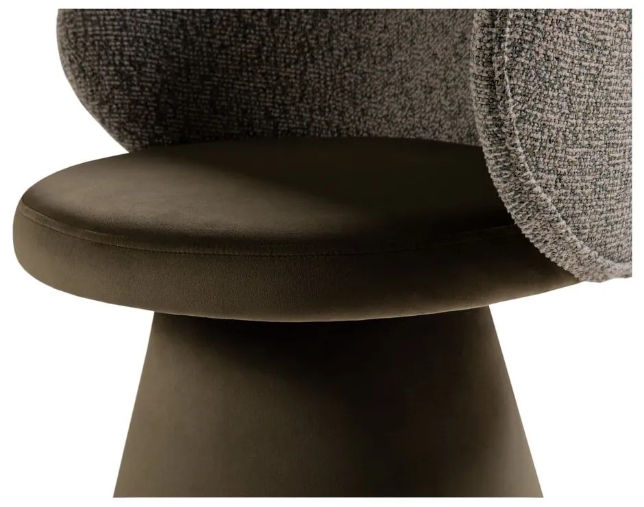 Tmavozelené zamatové kreslo Inez – Micadoni