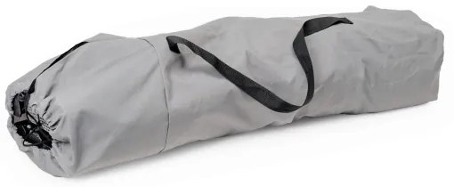 Skladací kempingový stôl + stolička šedá/modrá