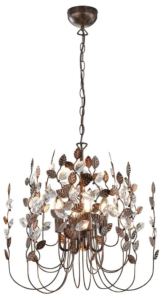 Závesné svietidlo v bronzovej farbe ø 52 cm Napoli – Trio