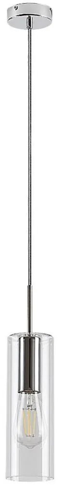 Rabalux 72048 - Luster na lanku ESTA 1xE27/40W/230V číra/chróm