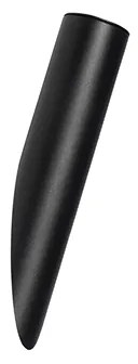 Moderná nástenná lampa čierna - Slam
