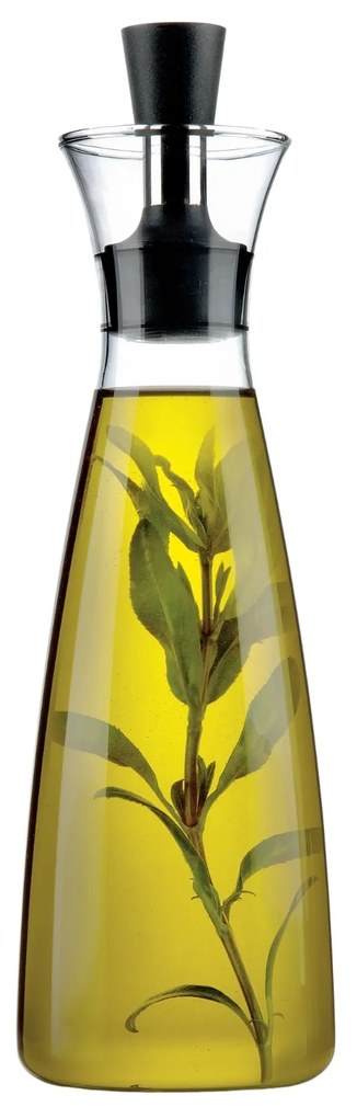 Eva Solo Sklenená flaša na olej/ocot s lievikom Drip-free 0,5 l