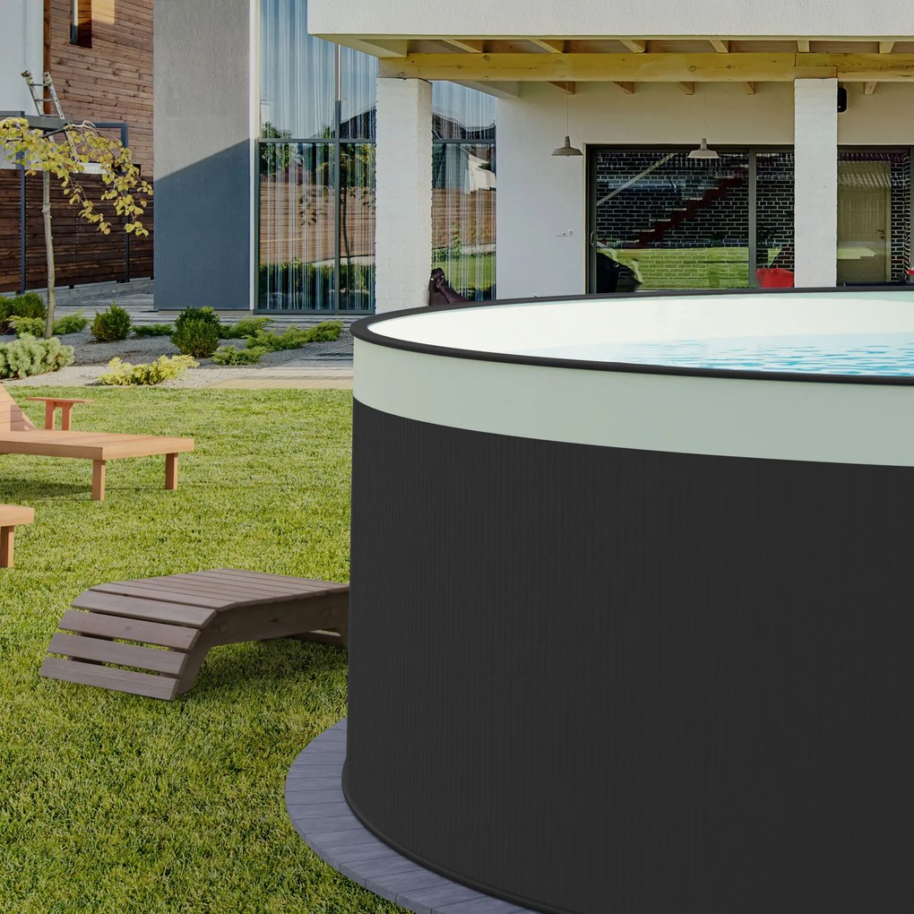 Bazén Planet Pool ANTRAZIT/Piesok - samotný bazén 350 x 90 cm