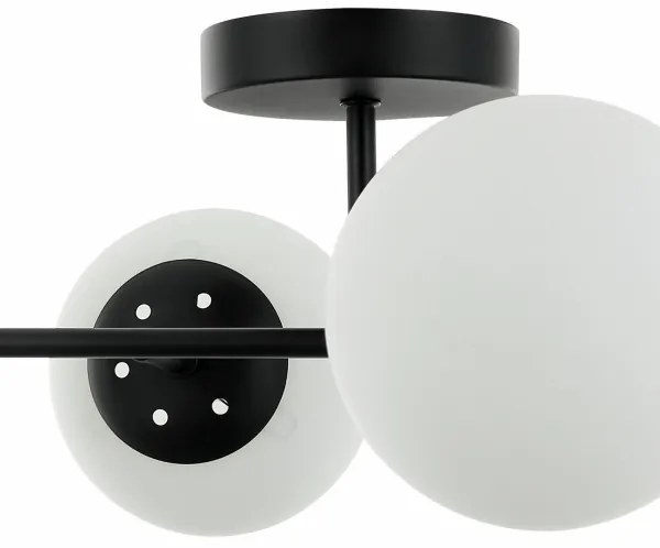 Prisadený luster MADDIE 4xE14/5W/230V čierny