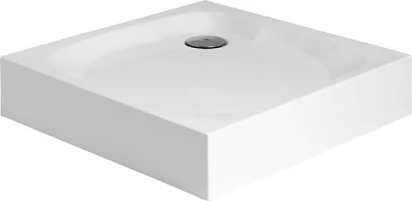 Polimat Kompaktná štvorcová akrylátová sprchová vanička New Style 1 80x80 (90x90) POLIMAT-Farba: Biela, POLIMAT-Rozmery: 80x80