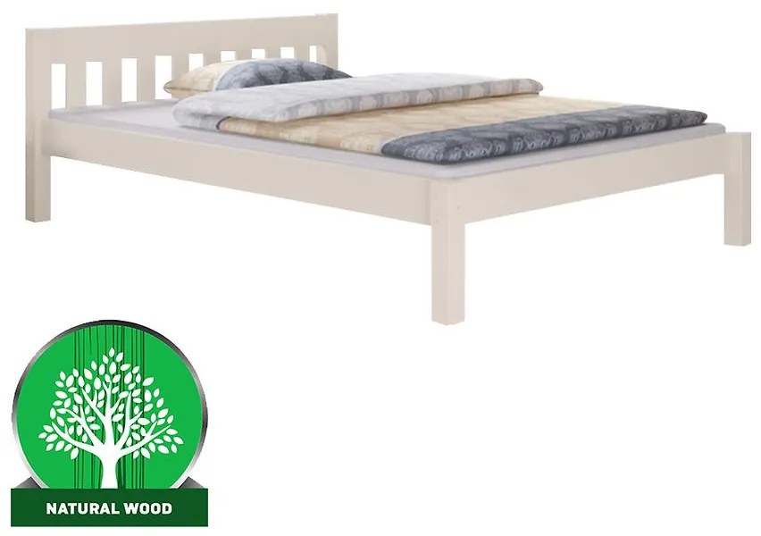 Posteľ Pino 180x200 borovica morená bielená