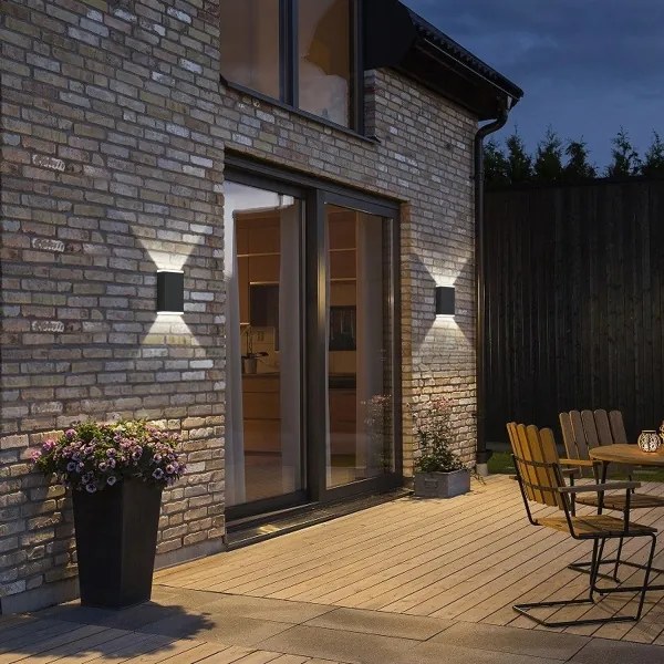 Brilagi - LED solárne nástenné svietidlo SUN GUARD LED/2W/3,7V 2000 mAh IP45