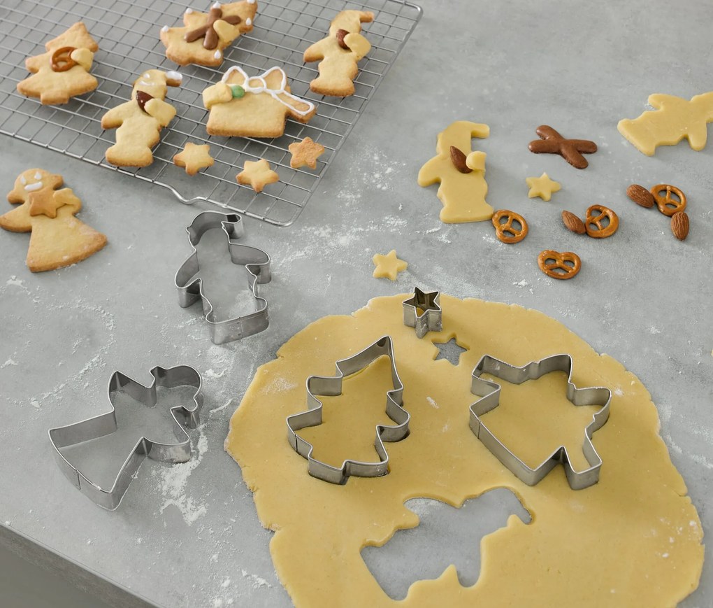 Vykrajovačky na sušienky, 5 ks