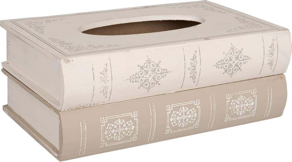 Box na papierové vreckovky kniha - 27 * 16 * 10 cm