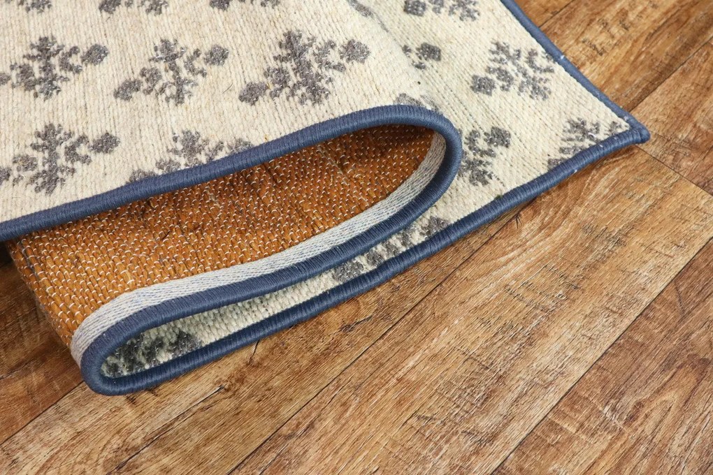 Ručne tkaný voňavý kusový koberec Vetiver 04, 120x170, béžová, exteriér, Mujkoberec Original