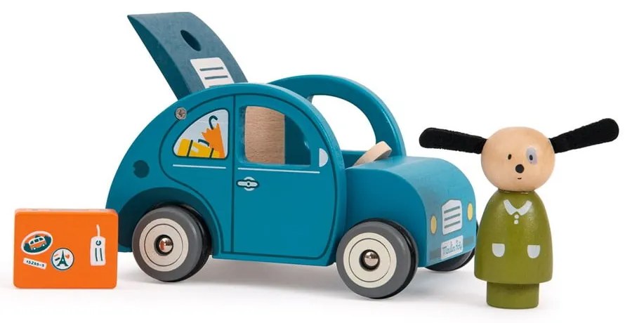 Drevené autíčko La Grande Famille Car – Moulin Roty