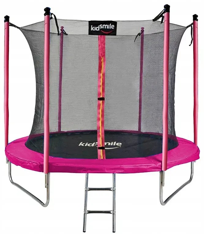 Trampolína s vnútornou sieťou 305 cm - RUŽOVÁ