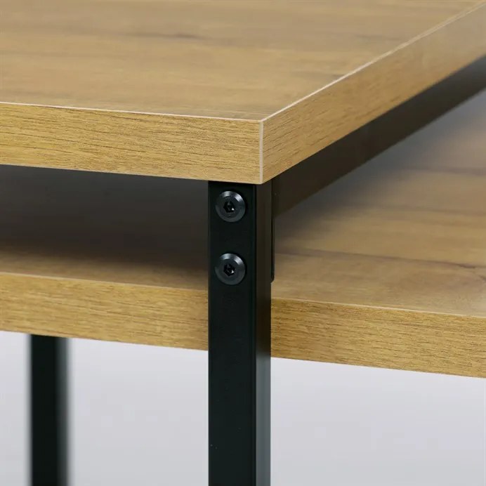 Autronic BONTEC Konferenčný stolík 100x60cm, mdf, dub, CT-619 OAK Farba: Prírodné