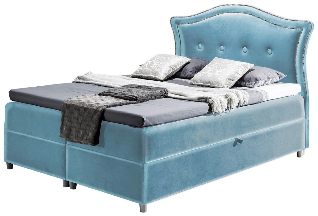 Kontinentálna posteľ Masala, Rozmer postele: 200x200, Dostupné poťahy: Magic Velvet 2217