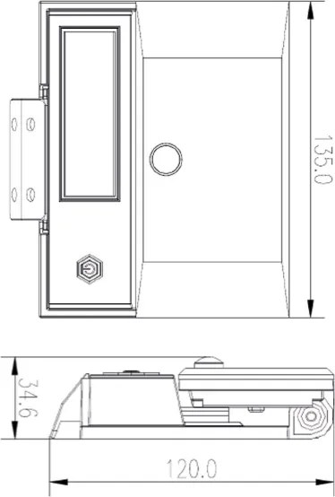 LED reflektor so senzorom a solárnym panelom FUJI LED/8W/3,7V 2000 mAh IP44