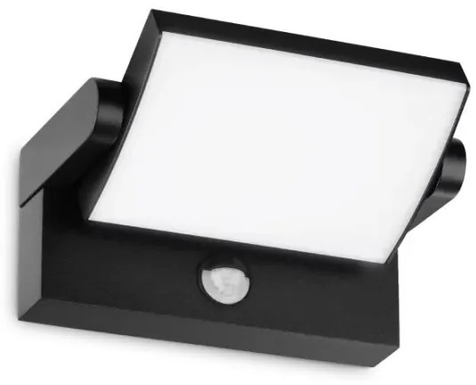 Ideal Lux -LED Vonk. nást. svietidlo so s. SWIPE LED/21W/230V CRI 90 IP54 čierna