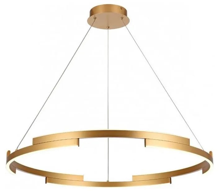 Redo 01-3175 - LED Stmievateľný luster na lanku CASTLE LED/45W/230V zlatá