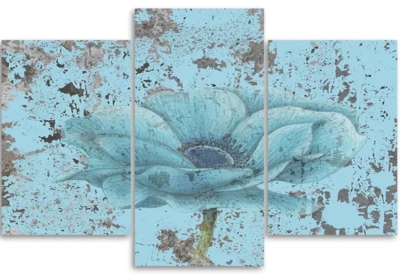 Gario Obraz na plátne Morský kvet retro - 3 dielny Rozmery: 60 x 40 cm