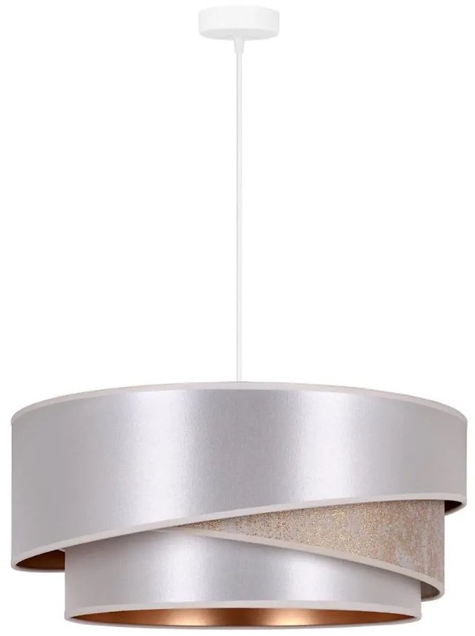 Duolla - Luster na lanku KOBO 1xE27/15W/230V pr. 45 cm strieborná/zlatá