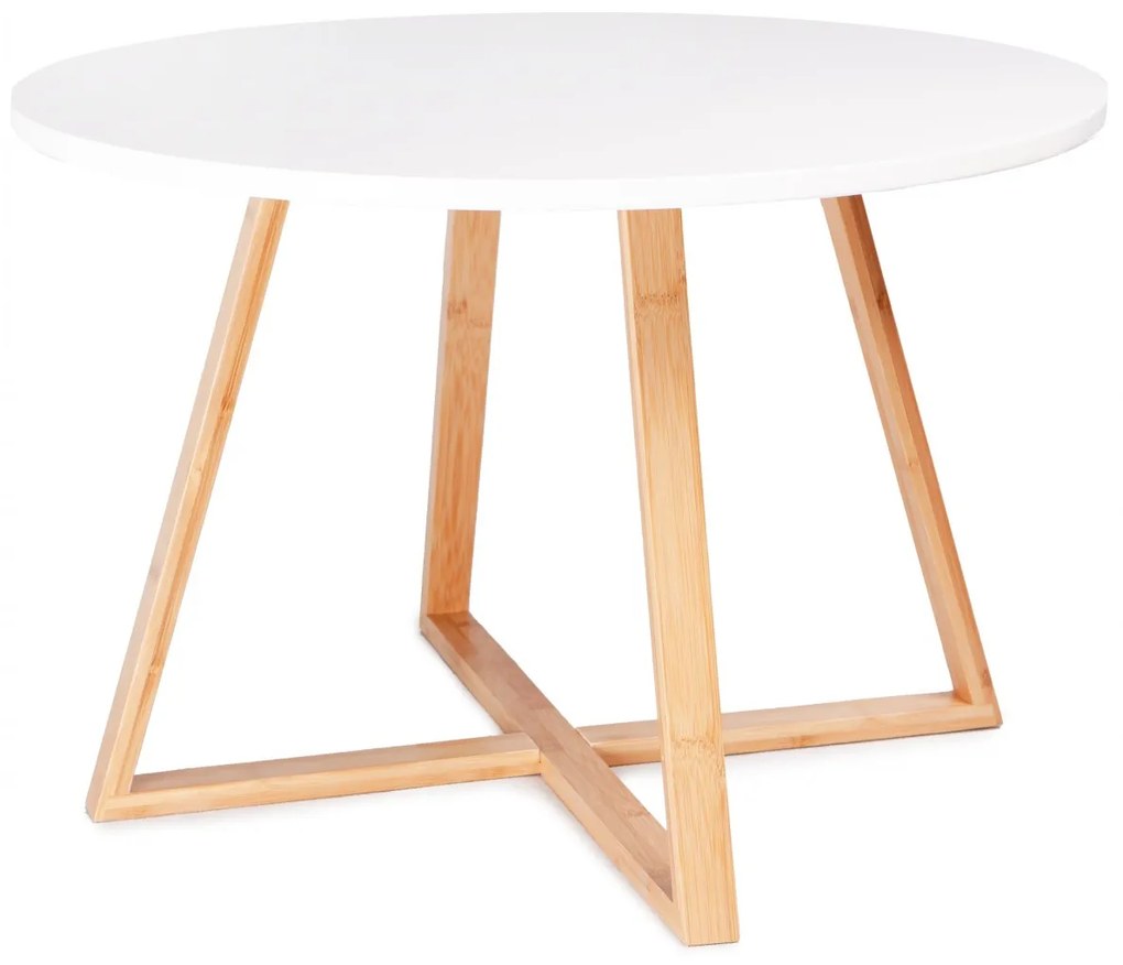 Odkladací stolík Alva 60 cm biely