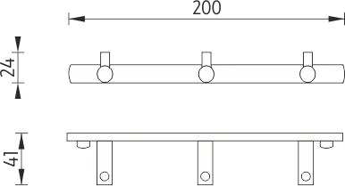 Nimco Trojháčik s jednoduchými háčikmi BORMO - BR 11103-26