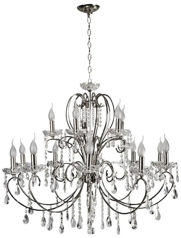 Candellux Luster AURORA 10 5x40W E14 Chrome 30-97586