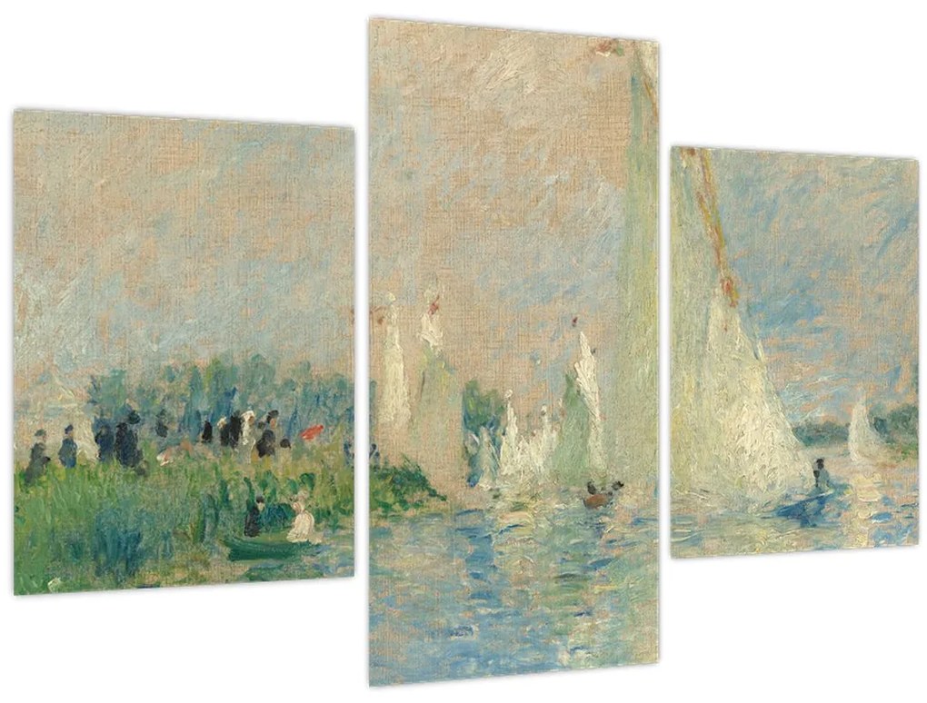 Obraz - Auguste Renoir, Regatta at Argenteuil, reprodukcia (90x60 cm)