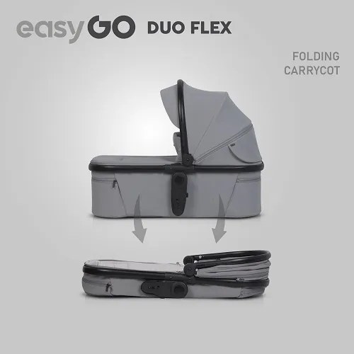 Súrodenecký kočík EasyGo Duoflex Cloudy Gray